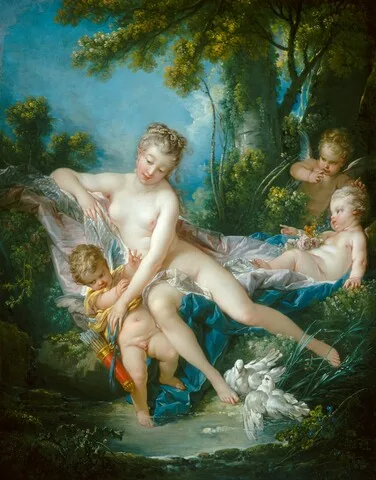 François Boucher, The Bath of Venus