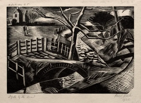 Paul Nash, Dyke by the Road