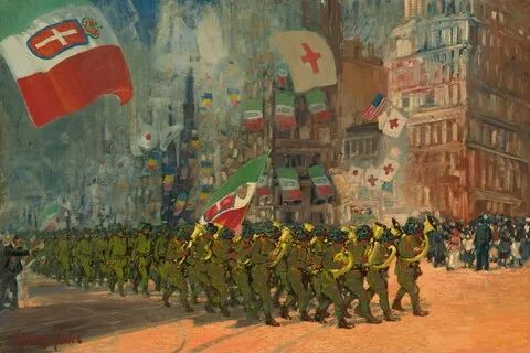 George Luks, The Bersaglieri