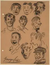 George Luks, Ten Heads