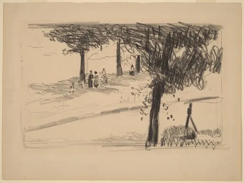 George Luks, Under the Trees
