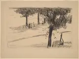 George Luks, Under the Trees
