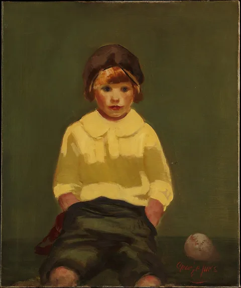 George Luks, Boy with Baseball