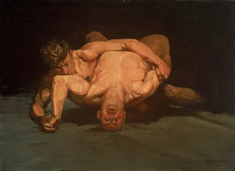 George Luks, The Wrestlers