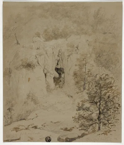 Barend Cornelis Koekkoek, Rocky Landscape