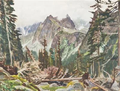 Antonín Hudeček, A Motif from the High Tatras