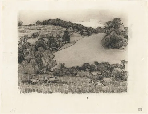 Robert Bevan, Across Bolham Water