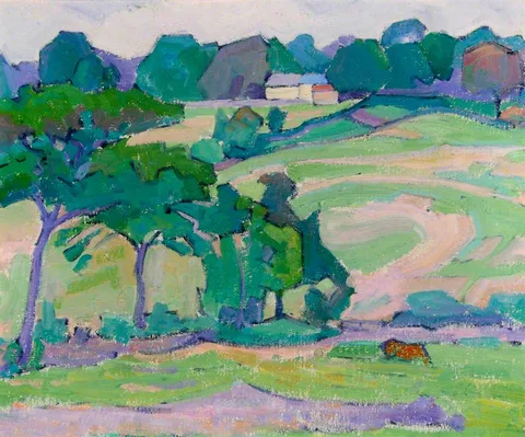 Robert Bevan, Farm Landscape