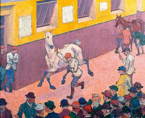 Robert Bevan, Showing the Paces, Aldridges