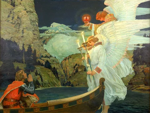 Frederick Judd Waugh, The Knight of the Holy Grail