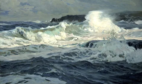 Frederick Judd Waugh, Southwesterly Gale, St. Ives