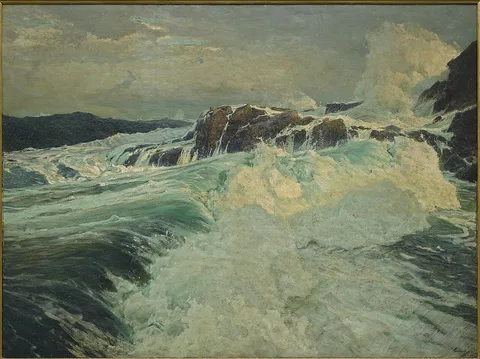 Frederick Judd Waugh, Roaring Main, 1909
