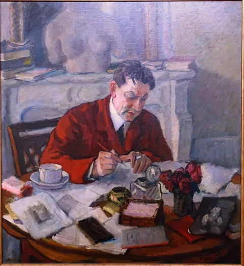 Eugene Spiro, Portrait of Dr. Meier-Graefe