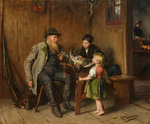 Felix Schlesinger, After duck hunting