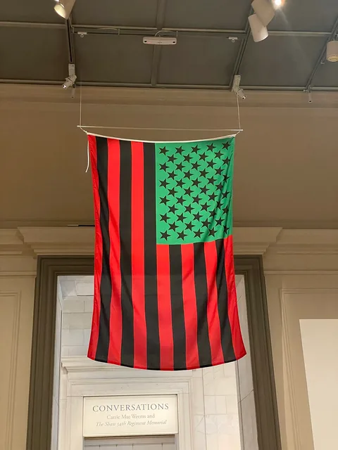 David Hammons, African-American Flag