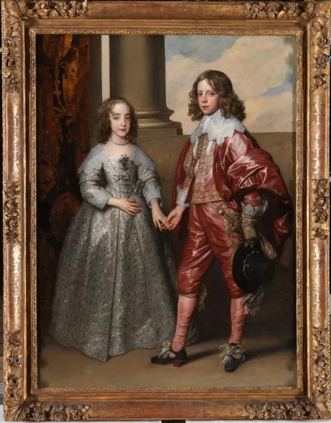 Sir Anthony Van Dyck, Double Portrait of Mary Stuart and William II