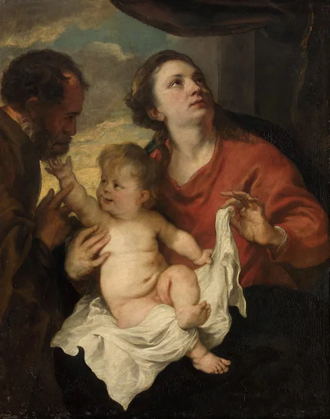 Sir Anthony Van Dyck, The Holy Family, 'Trinitas terrestris'