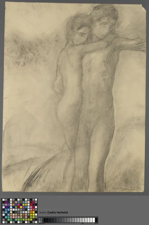George Minne, Two Figures Embracing