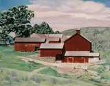 Charles Sheeler, Connecticut Barns