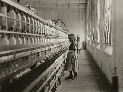 Lewis Hine, Sadie Pfeifer, a Cotton Mill Spinner, Lancaster, South Carolina