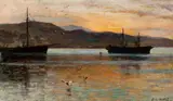 Louis Bosworth Hurt, The Afterglow, Sound of Bressay, Shetland