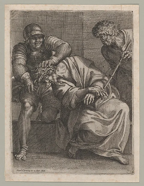 Annibale Carracci, Christ Crowned with Thorns