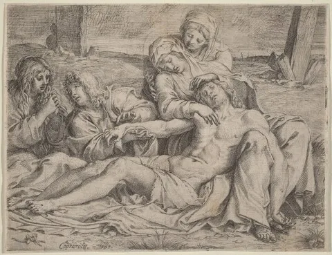 Annibale Carracci, Pietà (the "Christ of Caprarola")