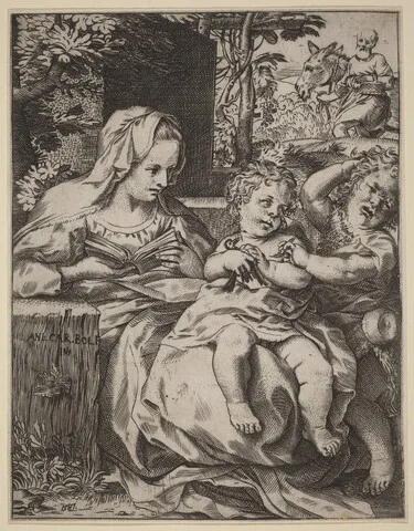 Annibale Carracci, The Madonna of the Swallow (La Madonna Della Rondinella)