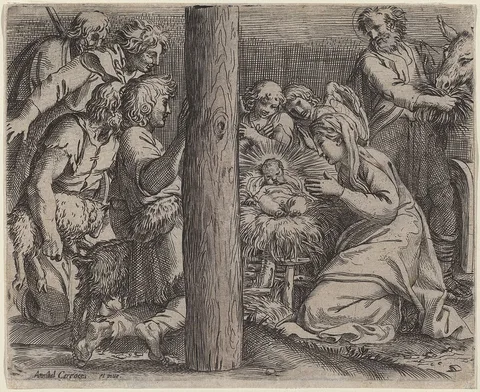 Annibale Carracci, The Adoration of the Shepherds