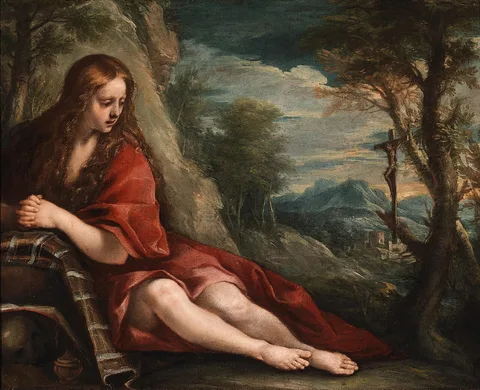 Annibale Carracci, Saint Mary Magdalene in the Wilderness