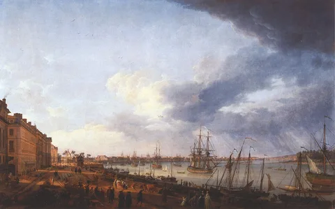 Joseph Vernet, View of Bordeaux Harbor
