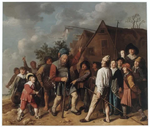 Jan Miense Molenaer, The Drunken Peddler