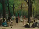 William James Glackens, Luxembourg Gardens