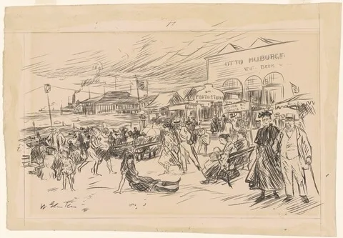 William James Glackens, Coney Island Boardwalk