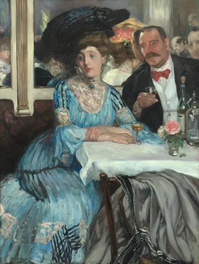 William James Glackens, At Mouquin's