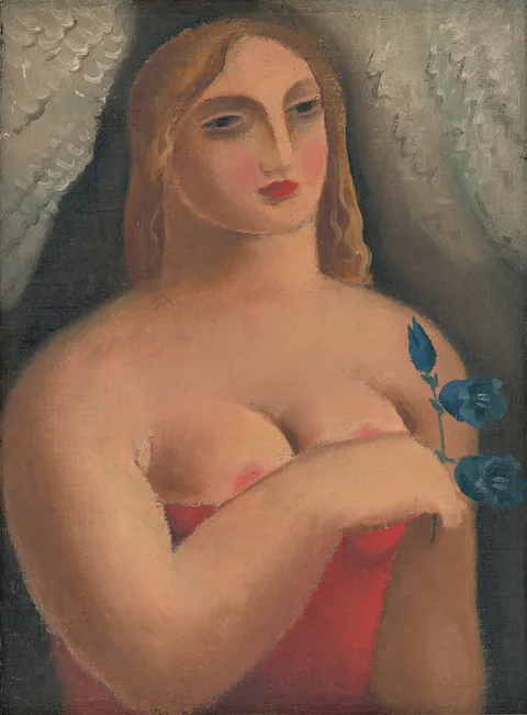 Mikuláš Galanda, Woman with Bellflowers