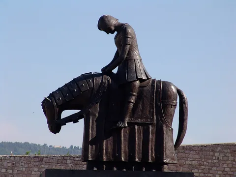 Norberto Proietti, Equestrian statue of Francis of Assisi