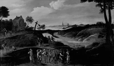 Joos de Momper, Landscape with Figures