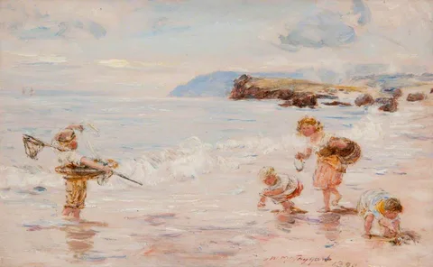William McTaggart, Where the Smugglers Came Ashore