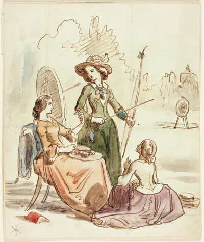 William McTaggart, Ladies at Archery