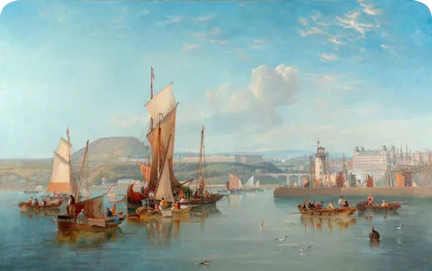 James Wilson Carmichael, Scarborough from the Sea