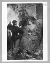 Hans Makart, Tasso, reading his poems to prinzess Elemore d' Este