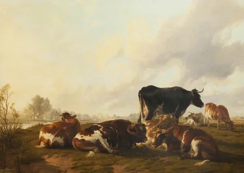 Thomas Sidney Cooper, Cattle Grazing
