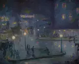 Theodore Earl Butler, Place de Rome at Night
