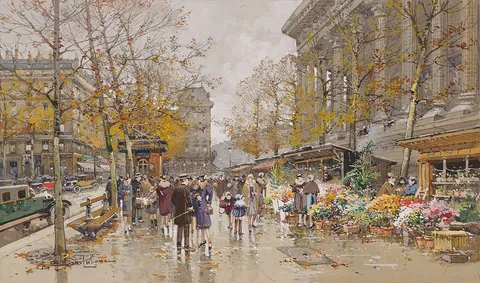 Eugène Galien-Laloue, Place de la Madeleine