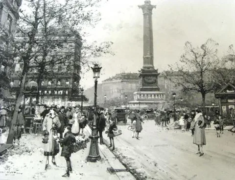 Eugène Galien-Laloue, Eugene Galien-Laloue - Place de La Bastille