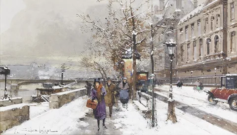 Eugène Galien-Laloue, Quai d'Orsay, Paris