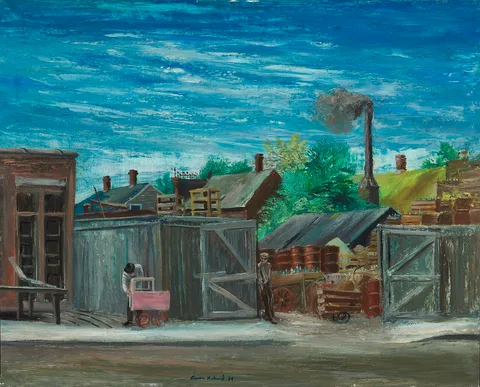 Aaron Bohrod, Junk Yard