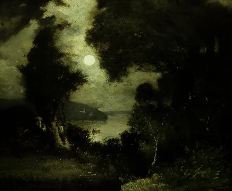 Elliott Daingerfield, Moonlight Landscape