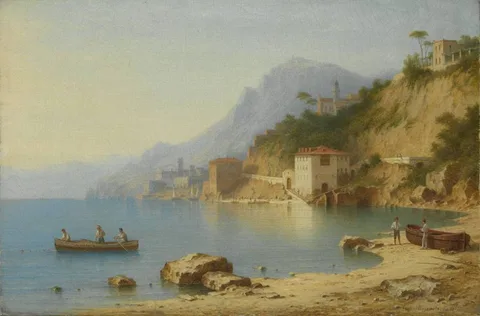 Carl Morgenstern, View of the Amalfi coast